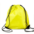 Classic promotion polyester nylon 210D rPET backpack drawstring bag with logo